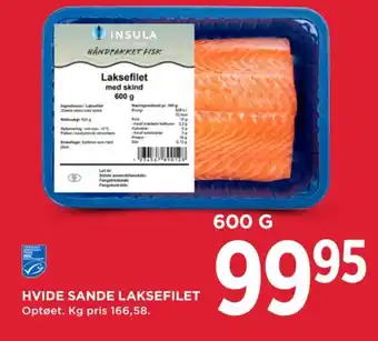 MENY HVIDE SANDE LAKSEFILET tilbud