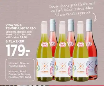 MENY VIDA VIÑA TENDIDA MOSCATO tilbud