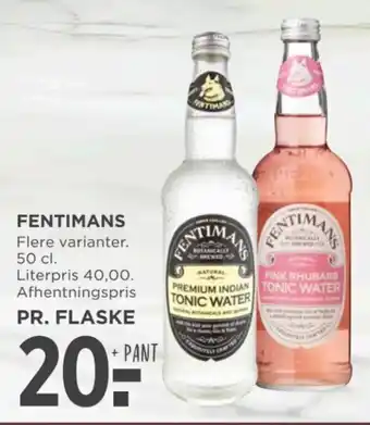 MENY FENTIMANS tilbud