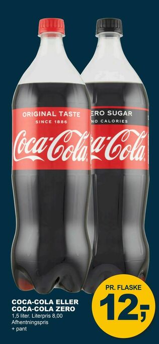 Let-Køb Coca-cola eller coca-cola zero tilbud