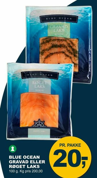 Let-Køb Blue ocean gravad eller røget laks tilbud
