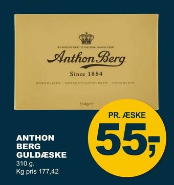 Let-Køb Anthon berg guldæske tilbud