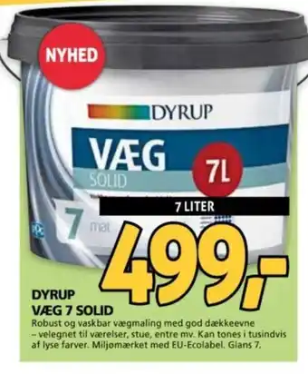 XL-BYG DYRUP VÆG 7 SOLID tilbud