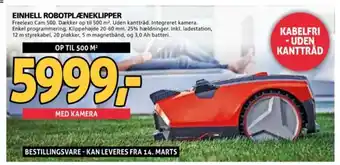 XL-BYG EINHELL ROBOTPLÆNEKLIPPER tilbud