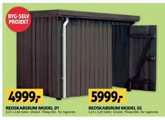 XL-BYG REDSKABSRUM MODEL 01 tilbud