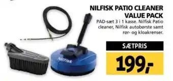 XL-BYG NILFISK PATIO CLEANER VALUE PACK tilbud