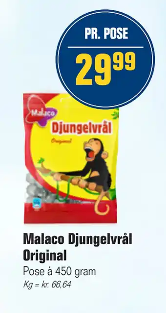 Otto Duborg Malaco Djungelvrål Original tilbud