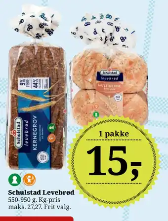 Dagli'Brugsen Schulstad Levebrød tilbud