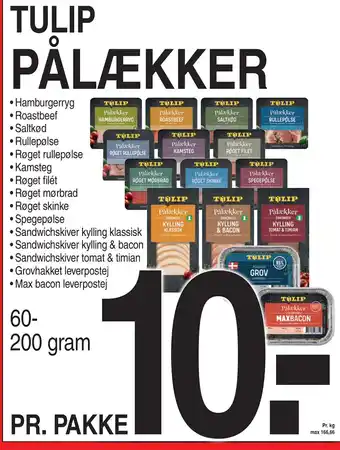 ABC Lavpris TULIP PÅLÆKKER tilbud