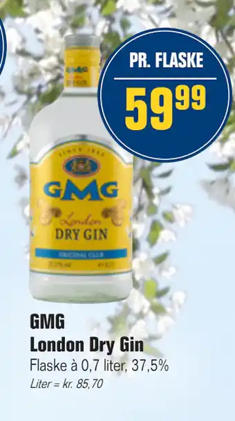 Otto Duborg GMG London Dry Gin tilbud