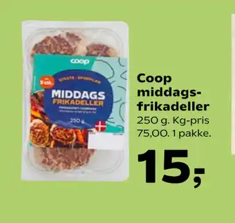 Kvickly Coop middagsfrikadeller tilbud