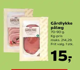 Kvickly Gårdlykke pålæg tilbud