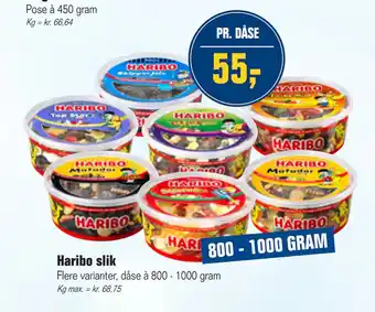 Otto Duborg Haribo slik tilbud