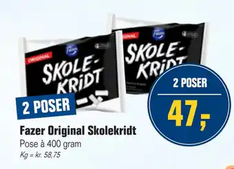 Otto Duborg Fazer Original Skolekridt tilbud