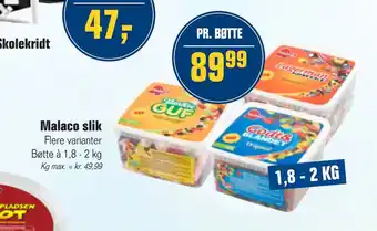 Otto Duborg Malaco slik tilbud