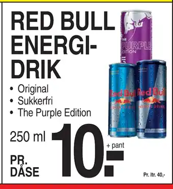 ABC Lavpris RED BULL ENERGIDRIK tilbud