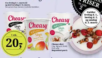 Dagli'Brugsen Cheasy skyr tilbud