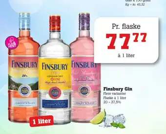 Poetzsch Padborg Finsbury Gin tilbud