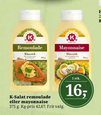K-Salat remoulade eller mayonnaise