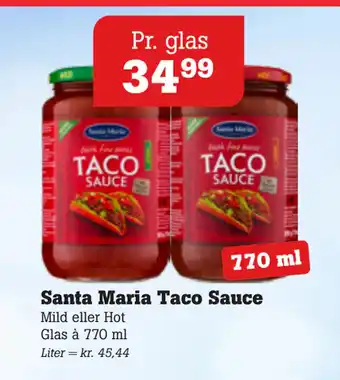 Poetzsch Padborg Santa Maria Taco Sauce tilbud