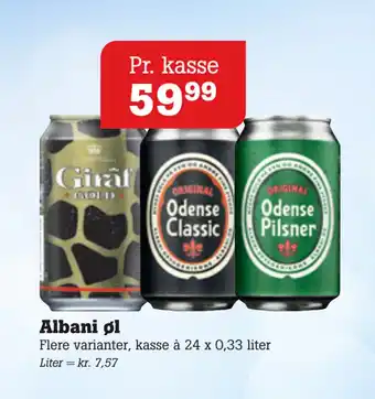 Poetzsch Padborg Albani øl tilbud