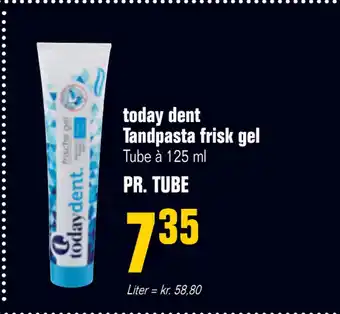 Otto Duborg today dent Tandpasta frisk gel tilbud