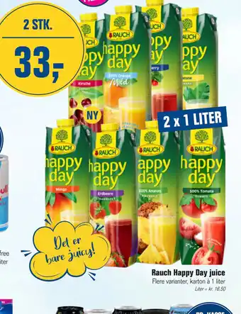 Otto Duborg Rauch Happy Day juice tilbud