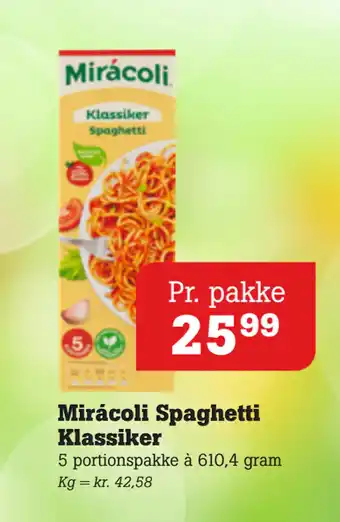 Poetzsch Padborg Mirácoli Spaghetti Klassiker tilbud
