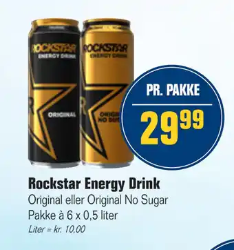 Otto Duborg Rockstar Energy Drink tilbud