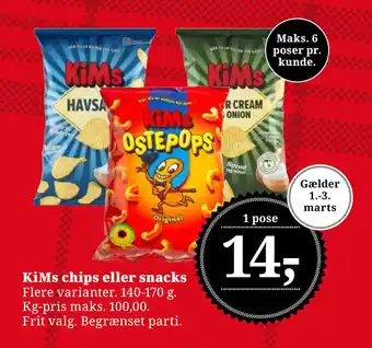 KiMs chips eller snacks