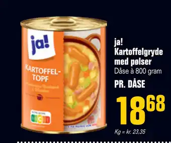 Poetzsch Padborg ja! Kartoffelgryde med pølser tilbud