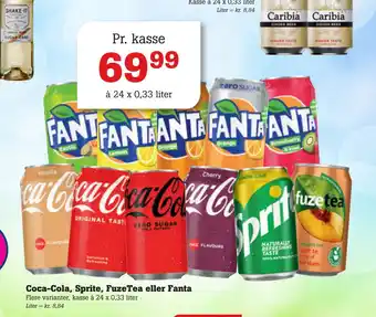 Poetzsch Padborg Coca-Cola, Sprite, FuzeTea eller Fanta tilbud