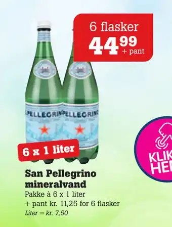 Poetzsch Padborg San Pellegrino mineralvand tilbud