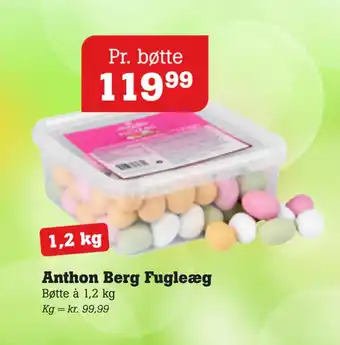 Poetzsch Padborg Anthon Berg Fugleæg tilbud