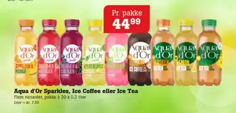 Poetzsch Padborg Aqua d'Or Sparkles, Ice Coffee eller Ice Tea tilbud