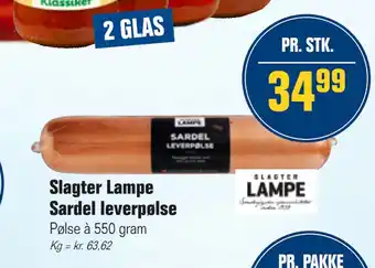 Otto Duborg Slagter Lampe Sardel leverpølse tilbud