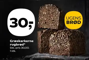 SuperBrugsen Græskarkerne rugbrød tilbud