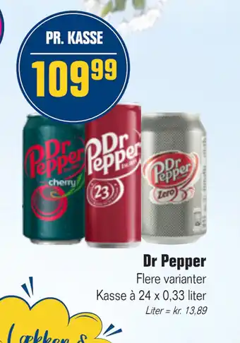 Otto Duborg Dr Pepper tilbud