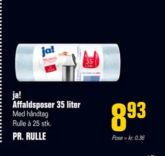 Otto Duborg ja! Affaldsposer 35 liter tilbud