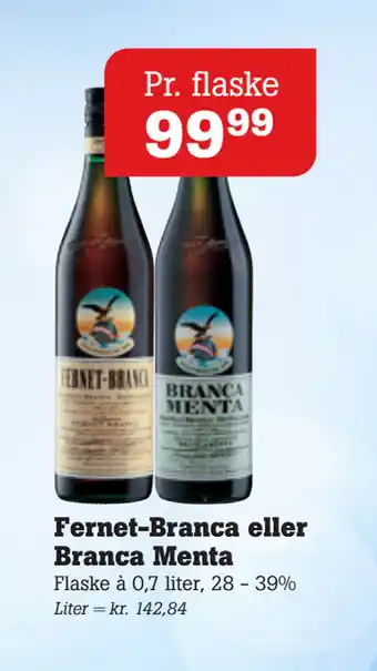 Poetzsch Padborg Fernet-Branca eller Branca Menta tilbud