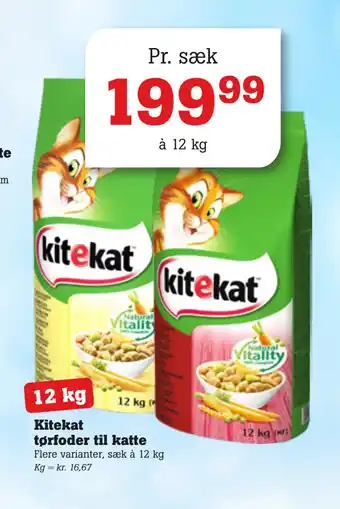 Poetzsch Padborg Kitekat tørfoder til katte tilbud