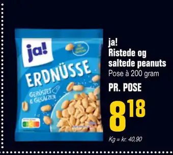 Poetzsch Padborg ja! Ristede og saltede peanuts tilbud