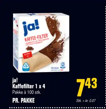 Poetzsch Padborg ja! Kaffefilter 1 x 4 tilbud