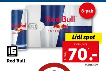 Lidl Red Bull tilbud