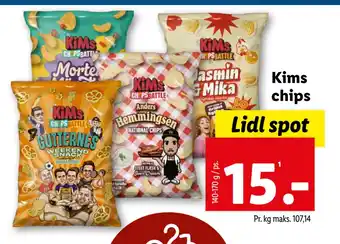 Lidl Kims chips tilbud