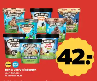 Netto Ben & Jerry's isbæger tilbud