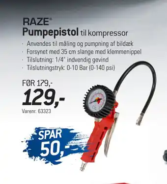 Thansen Pumpepistol tilbud