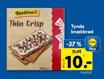Lidl Tynde knækbrød tilbud