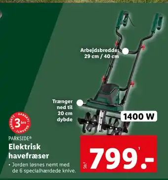 Lidl Elektrisk havefræser tilbud