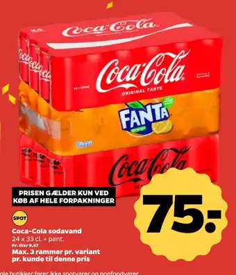 Netto Coca-Cola sodavand tilbud